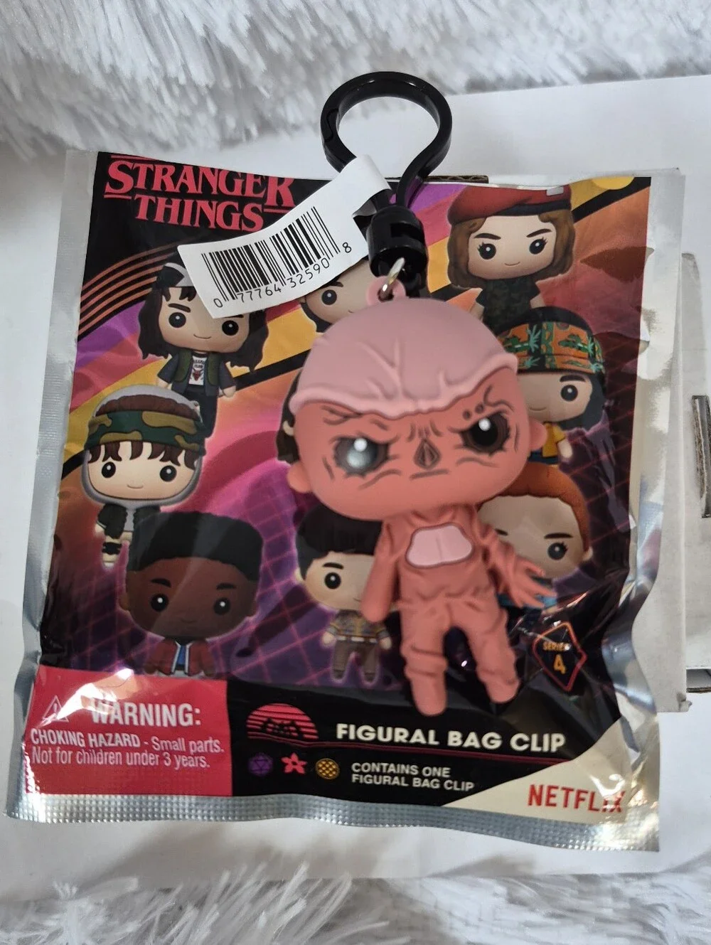 5/$25 NWOT Stranger Things Series 4 Exclusive  B Vecna Bag Clip